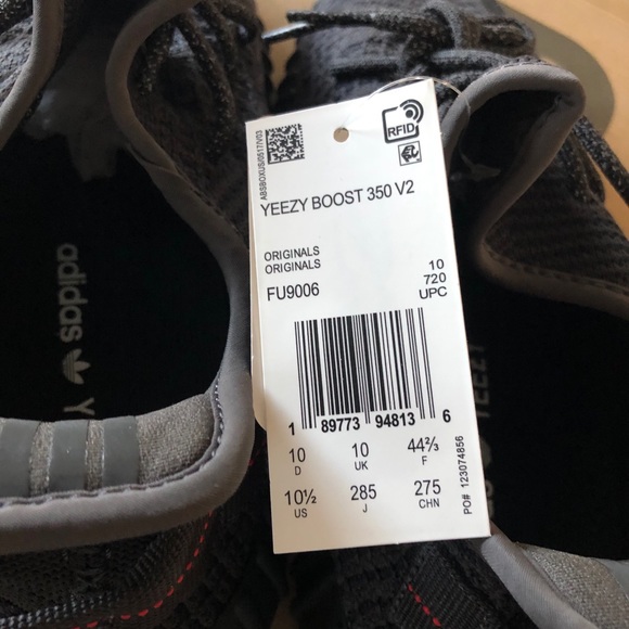 Yeezy 350 black static non reflective, - Picture 4 of 8